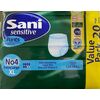 Sani Short Adult Diapers (X-large)- 20 Piece