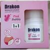 Drakon Roll-On Deodorant 5in1 Pink Bubble Scent, 48h Protection For Sensitive Skin Aluminum Chloride & Alcohol Free (1+1) Promopack - 50 ml+50ml
