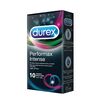 Durex Performax Intense Condom, easy on, for more intense experience - One Pack of 10 Pieces