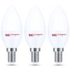 ELSEWEDY LED Bulb E14, (White, 6500 Kelvin, 6 Watt, Candle)