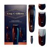 Gillette King C. Men's Beard Trimmer Durable and Sharp Blades Trimmer + 3 Comb Attachments