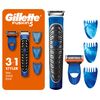 Gillette Styler, 1 Beard Trimmer for Men with 1 ProGlide Razor Blade Refill, 1 Battery, 3 Comb Attachments, Waterproof