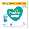 Pampers Sensitive Wipes, 224 Baby Wipes, 4x 56 Wipe Count, 0% Achel & Fragrance, Suitable for Hands & Face – Packaging May Vary