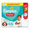 Pampers Diapers Pants, Size 6, above16 KG, with Lotion with Olive Oil, 64 Baby Diapers
