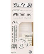 Starville Skin Lightening Roll-On Deodorant Unscented, 60 ml