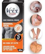 Veet Hair Removal Cream for Men, Normal Skin - 50g