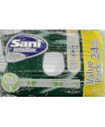 Sani Adult Diapers Short Large - 24 Piece