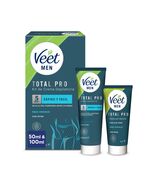 Veet Men 2 Steps Hair Removal Sensitive Areas Kit 200 ml