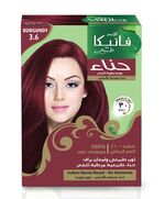Vatika Henna Hair Color For Hair Dye (60g - 6 x 10) | Burgundy | 100% Grey Coverage | Indian Henna Based | No Ammonia