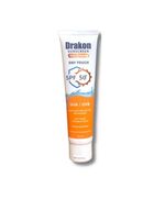 Drakon Sunscreen Gel-Cream Dry touch SPF 50+ UVA,UVB & Blue Light Protection, Water Resistant & Antioxidant for All Skin Types especially for oily & combined Skin - 60 gm