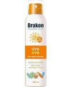 Drakon Sunscreen Lotion Dry touch SPF 50+ UVA,UVB & Blue Light Protection, Water Resistant & Antioxidant for All Skin Types especially for oily & combined Skin - 200 ml