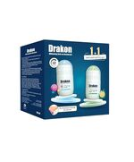 Drakon Roll-On Deodorant 5in1 Passion Peak+ Lollipop candy scent,48h Protection, Aluminum Chloride &Alcohol Free (1+1) Promopack - 50 ml+50ml
