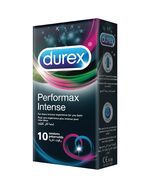 Durex Performax Intense Condom, easy on, for more intense experience - One Pack of 10 Pieces