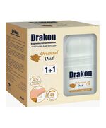 Drakon Roll-on Deodorant (1+1) Oriental Oud Scent | 48h Protection For Sensitive Under-arm | Aluminum Chloride & Alcohol Free-50 ML
