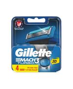 Gillette Mach3 Turbo Razor Blade Refills – Packaging May Vary – Pack of 4