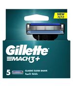 Gillette mach3+ blades 5pcs