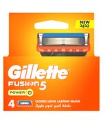 Gillette Fusion 5 Blades Refills, 5 Bladed, 4 Count