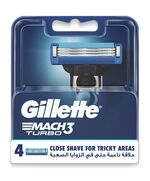 Gillette Mach3 Turbo 3D Blade refills x4 pack may vary