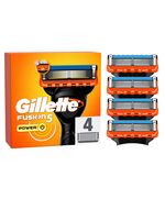 Gillette Fusion5 Power Razor Replacement Blades Designed with Anti-Friction Blades for up to 20 Shaves per Refill, 4 Refills