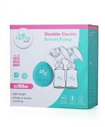 La Frutta MuM Double Electric Breast Pump 150 ml *2 Bottles, Portable, Pain Free Pump with Memory Function, 3 Modes & 9 Levels Adjustment, Ultra-Quiet, Free milk bags are included