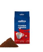 Lavazza ground coffee blend, crema e gusto classico, arabica & robusta - dark roast, 250 g