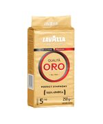 Lavazza Qualita Oro Grounded Coffee Blend, 100% Arabica Medium Roast, 250 grams