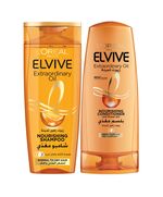 L’Oréal Paris Elvive Extraordinary Oil Shampoo 400ml + Conditioner 360 ml - for Normal to Dry Hair