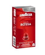Lavazza Qualità Rossa, Full-bodied and Balanced Espresso, 10 Capsules, Nespresso Compatible Package design may vary