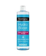 Neutrogena Hydro Boost Cleanser with Micellar Water & Hyaluronic Acid, Removes Makeup, Dirt and Oil, Hydrates Skin, Hypoallergenic, Alcohol Free, 400ml