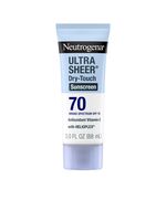 Neutrogena Ultra Sheer Dry-Touch Water Resistant and Non-Greasy Sunscreen Lotion with Broad Spectrum SPF 70, 3 Fl Oz (Pack of 1)