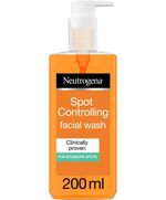 Neutrogena Spot Controlling Face Wash, Oil-free, Scientifically Proven Skin Removal Formula, For Clear & Smooth Skin, 200ml
