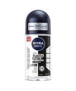 NIVEA MEN Antiperspirant Roll-on for Men, Black & White Invisible Protection Original, 50ml