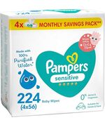 Pampers Sensitive Protect, 224 Wipes