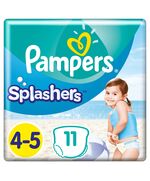 Pampers Splashers size 4-5, 11 disposable swim diapers, for safe protection in the water