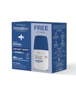 Beesline Whitening Roll On Deodorant - INSTANT WHITE VITAMIN C, White Sapphire 48h Protection (1+1) Promo Pack - 50 ml