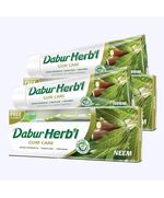 Dabur Herbal Neem Gum Care Toothpaste, 150 gm + Free Toothbrush (Pack Of 2)