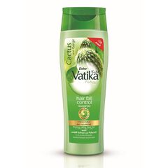 Vatika Naturals Hair Fall Control Shampoo 360ml +15% OFF | Cactus & Ghergir | Strengthens & Nourishes | For Dry & Damaged Hair