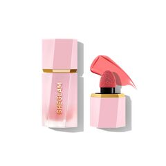 SHEGLAM Makeup - Color Bloom Liquid Blush Matte Finish - Long-wearing Waterproof Gel-Cream Blush with Sponge Tip Applicator (Hot Topic)
