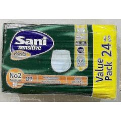 Sani Adult Diapers short medium 24 piece