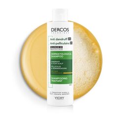 VICHY Dercos ANTI-DANDRUFF SHAMPOO FOR DRY Hair (Green) (200 Ml)