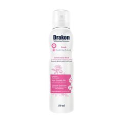 Drakon Whitening Deosense Fresh Sensitive Zone Deodorant,Aluminum Chloride, Parabens & Alcohol Free - 150ml