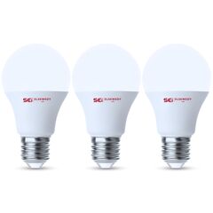 ELSEWEDY LED Bulb E27, 5 Watt, 6500 Kelvin, 425 Lumen (White, 9 Watt)