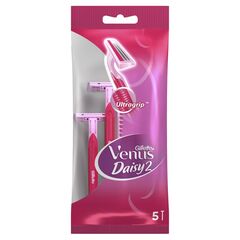 Gillette Blue 2 Plus Razor Blades For Women- 5 Blades, Pink