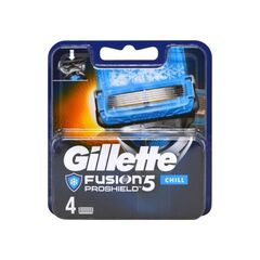 Gillette Fusion5 ProShield Chill Men's Razor Blade Refills – Pack of 4 (pack may vary)
