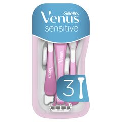 Gillette Venus Sensitive Disposable Razors, 3 count