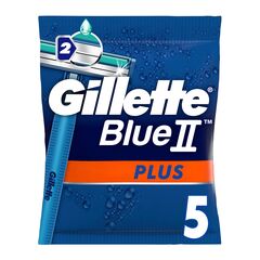 Gillette Blue II Plus Disposable Razors - Pack of 5