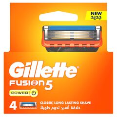 Gillette Fusion 5 Blades Refills, 5 Bladed, 4 Count