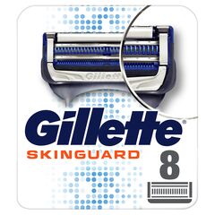Gillette SkinGuard Sensitive Blades Refills, 2 Bladed, 8 Count