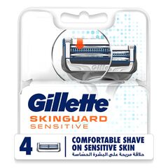 Gillette SkinGuard Sensitive Razor Refill Blades, Packaging May Vary – Pack of 4