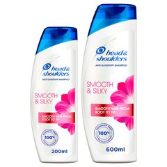 Head & Shoulders Smooth and Silky Anti-Dandruff Shampoo 600 ml + 200 ml